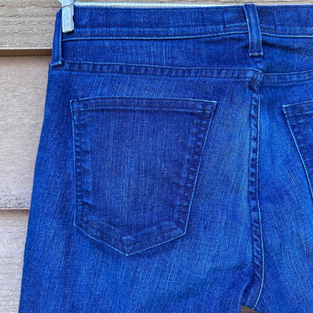 Current/Elliott Womens Moto Ankle Skinny Jeans Nashville Style Size 29 Dark Wash - Picture 12 of 13